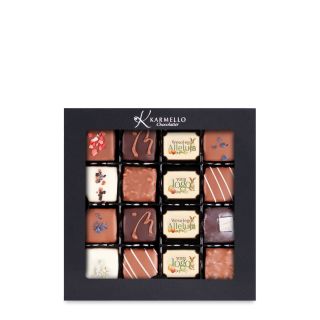  KW26/10 WIELKANOCNA KOLEKCJA 16 PRALIN Z LOGO I WESOŁEGO ALLELUJA