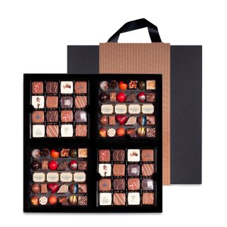 Pralinenset mit vier Schachteln für den Männertag