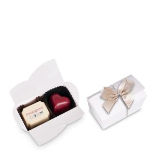 Mini Coffret mit Schleife und Schokolade “Danke“