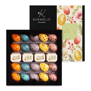 KW26/03 KOLEKCJA WIELKANOCNYCH PISANEK Z LOGO I WESOŁEGO ALLELUJA