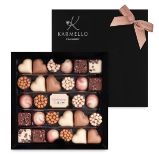 Hochzeitskollektion mit Schokolade “Dankeschön“ mit Bändchen