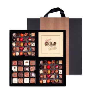 Vier-Box-Set mit Schokolade “I love you“