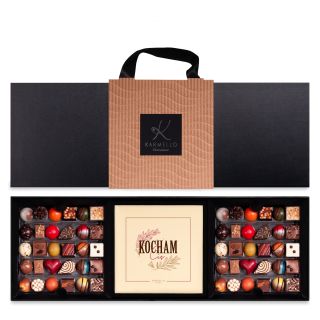 Triple Box Set mit Schokolade “I love you“
