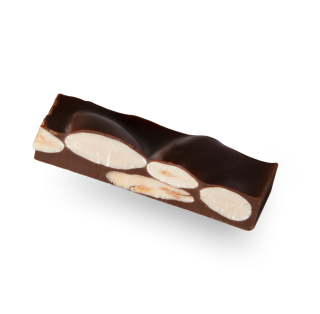 Dunkle Schokolade mit knackigen Mandeln