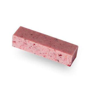 Weiße Schokolade mit Himbeeren und Schwarzer Johannisbeere